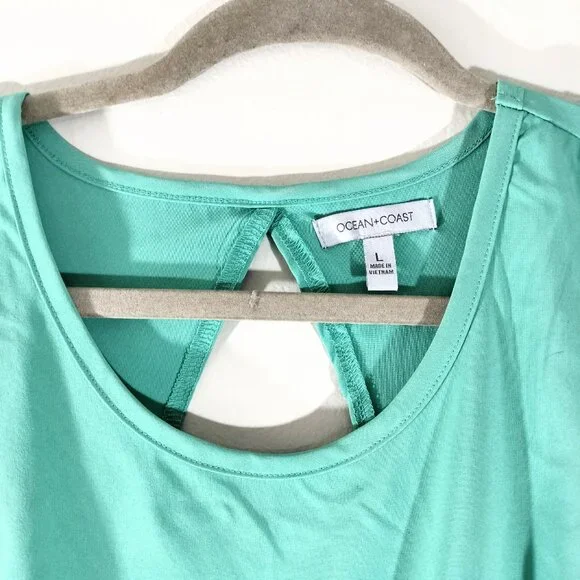 Ocean + Coast® Stretch Woven Tank Dress - Picture 11 of 12